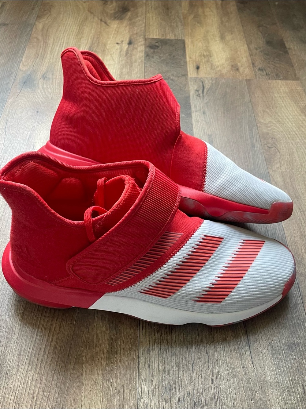Adidas Harden B/E 3 Mens Size 11 Red White Athletic Basketball Shoes
Sneakers
